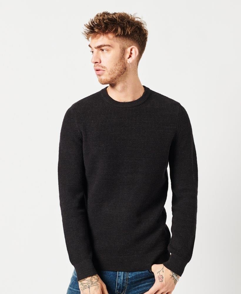 VINTAGE TEXTURED CREW KNIT