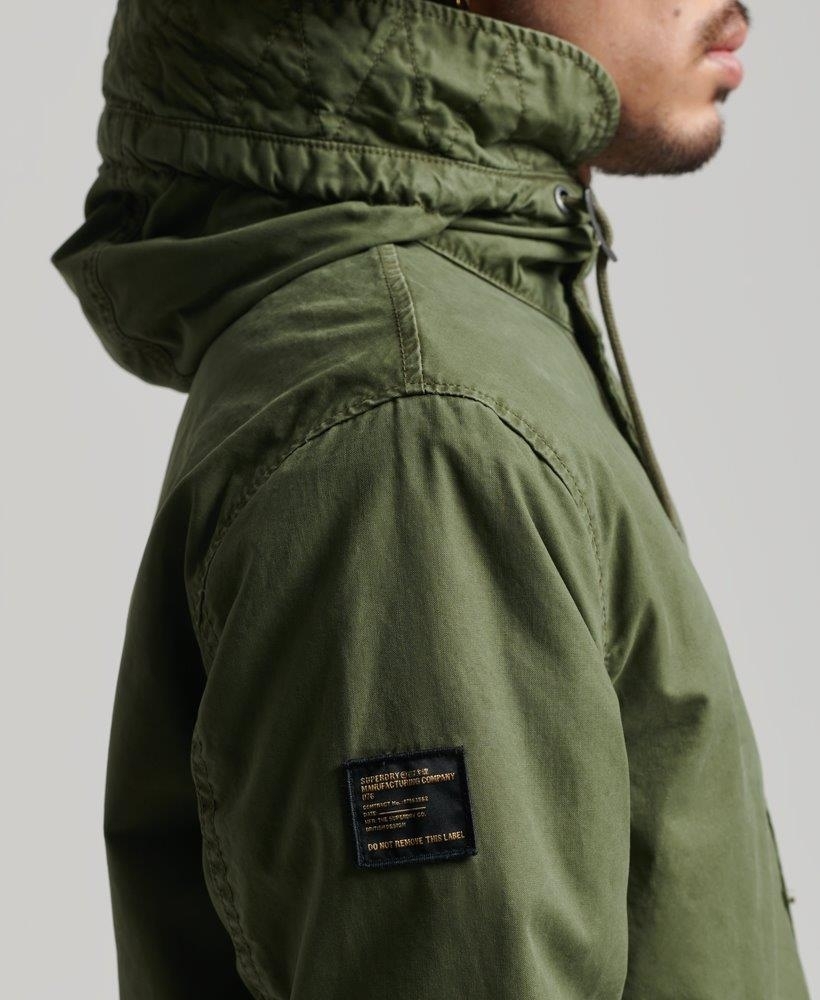 Superdry rookie hotsell military parka jacket