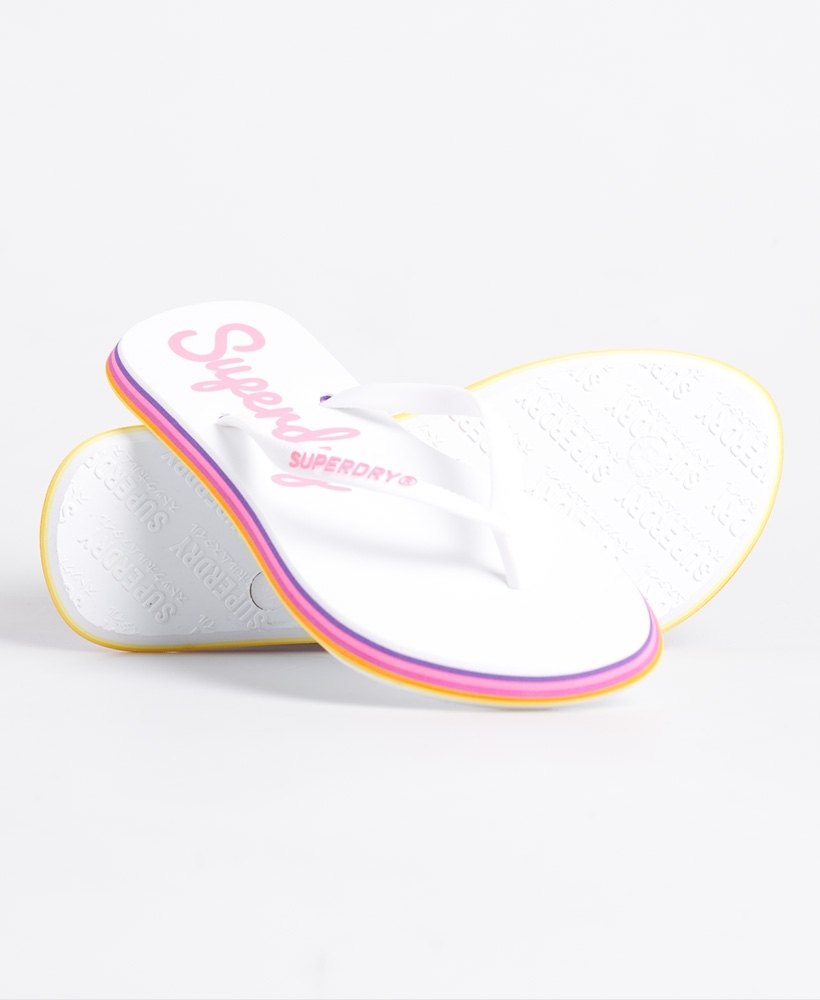 neon flip flops
