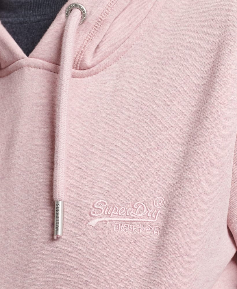 Superdry Japan spirit vintage hoodie sweatshirt pink blue pullover logo  women XS