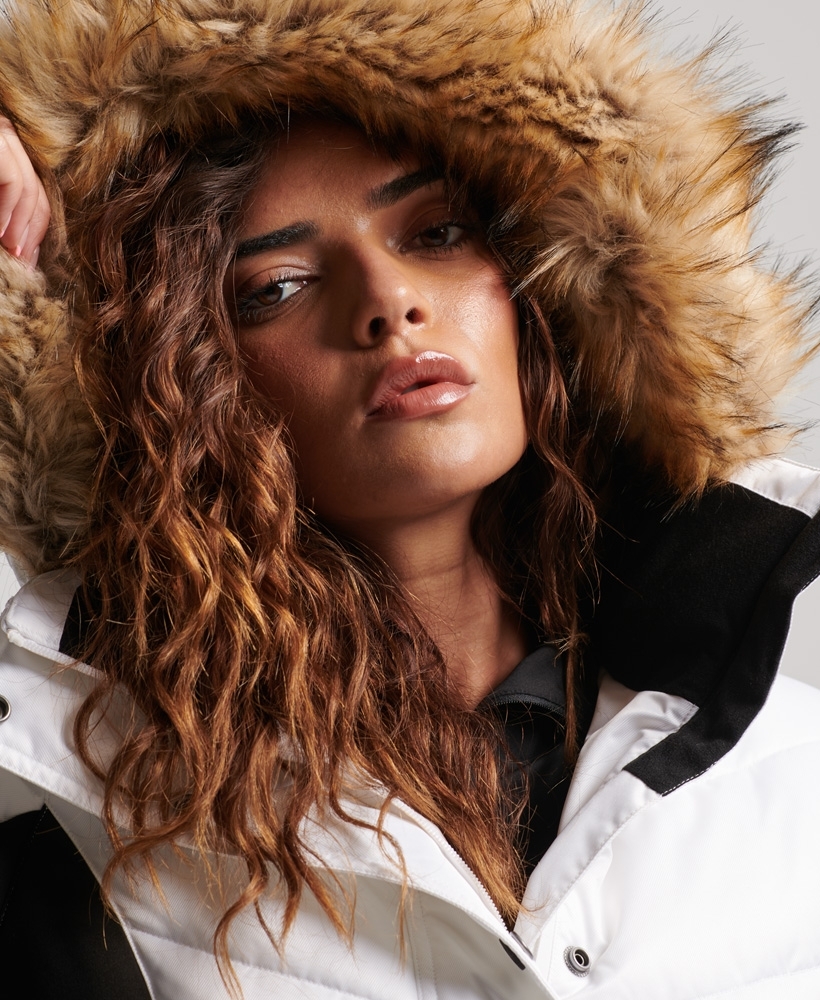 White on sale parka women