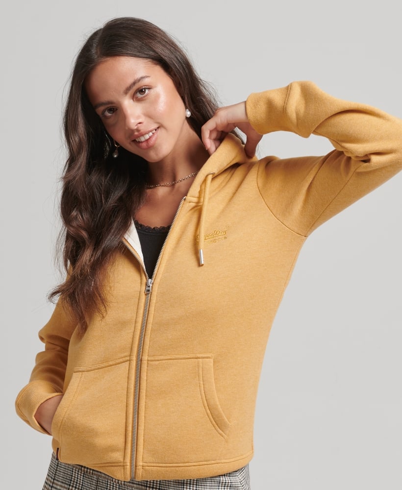 Superdry cheap mustard hoodie