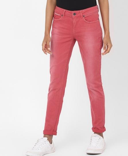 SKINNY TWILL SORBET JEAN