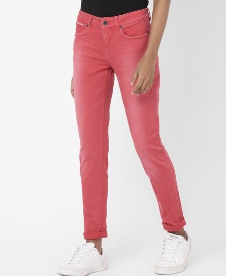 SKINNY TWILL SORBET JEAN