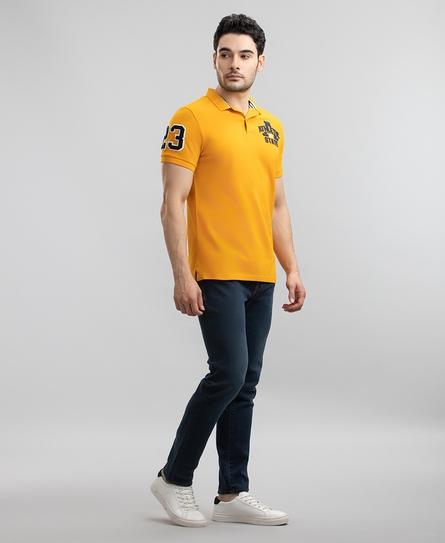 BOSTON SUPERSTATE MEN'S YELLOW POLO