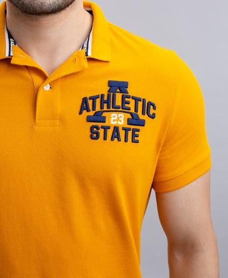 BOSTON SUPERSTATE MEN'S YELLOW POLO