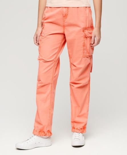 LOW RISE PARA WOMEN'S BROWN CARGO PANT