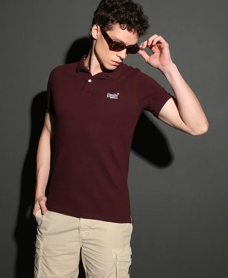 SS CLASSIC PIQUE MEN'S RED POLO