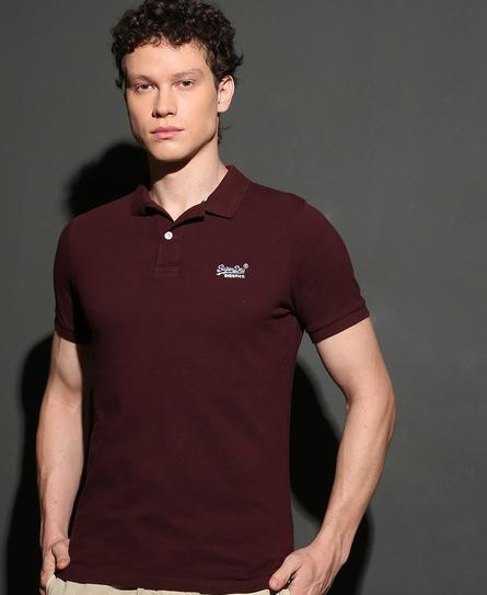 SS CLASSIC PIQUE MEN'S RED POLO