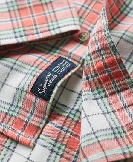 VINTAGE CHECK MEN'S WHITE SHIRT