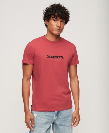 CORE LOGO CLASSIC MEN'S RED T-SHIRT