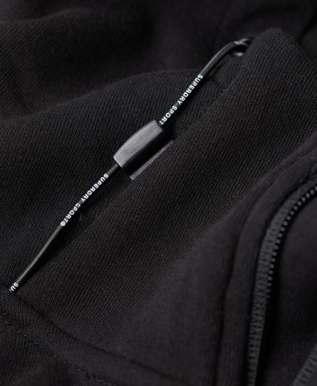 GYMTECH ZIP UP MEN'S BLACK SWEATSHIRT