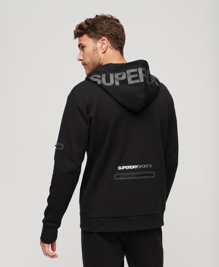 GYMTECH ZIP UP MEN'S BLACK SWEATSHIRT