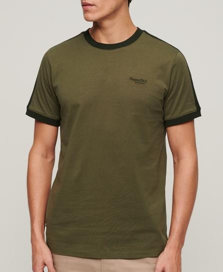 ESSENTIAL LOGO RETRO ST MEN'S GREEN T-SHIRT