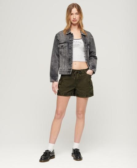 CARGO SHORT WOMEN'S GREEN CARGO SHORT