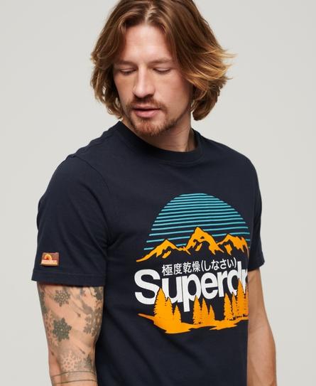 GREAT OUTDOORS NR GRAPHIC MEN'S BLUE T-SHIRT