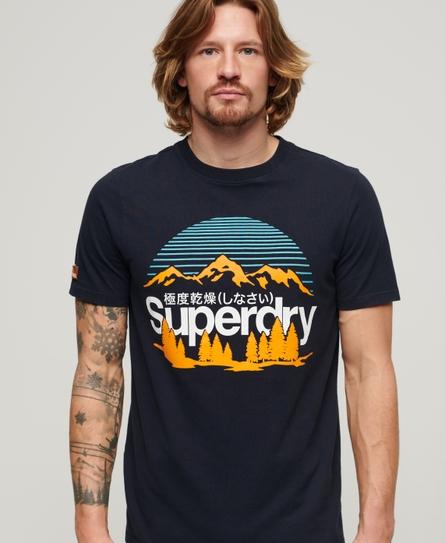 GREAT OUTDOORS NR GRAPHIC MEN'S BLUE T-SHIRT