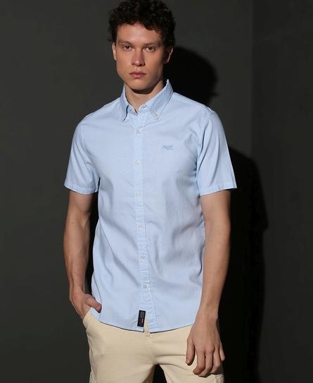 S/S CLASSIC OXFORD MEN'S BLUE SHIRT