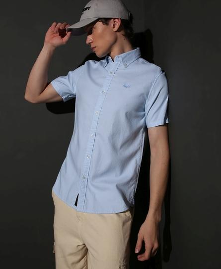 S/S CLASSIC OXFORD MEN'S BLUE SHIRT