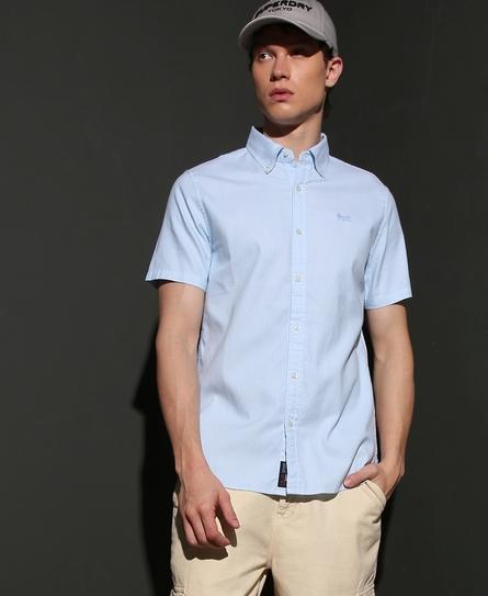 S/S CLASSIC OXFORD MEN'S BLUE SHIRT