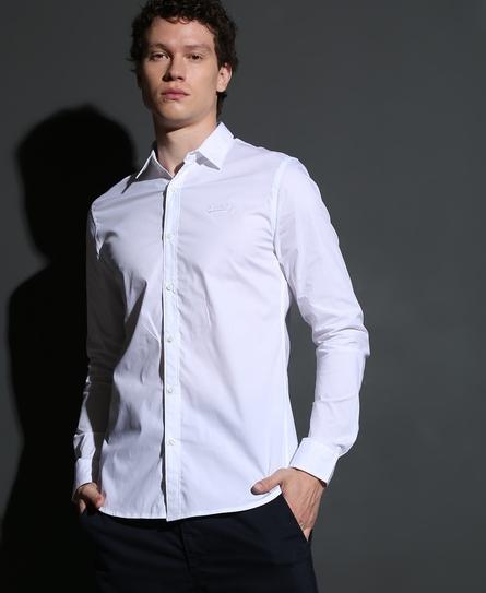 PREMIUM STRETCH L/S MEN'S WHITE SHIRT