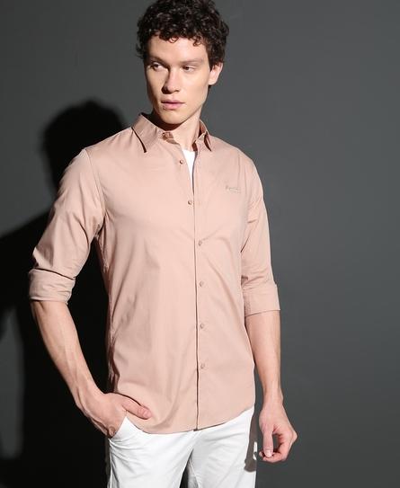 PREMIUM STRETCH L/S MEN'S KHAKHI SHIRT