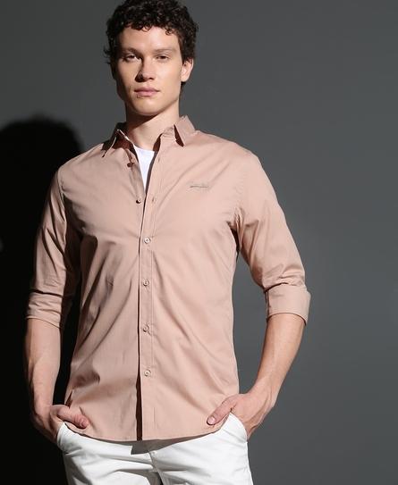 PREMIUM STRETCH L/S MEN'S KHAKHI SHIRT