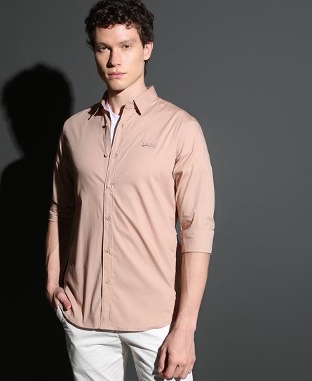 PREMIUM STRETCH L/S MEN'S KHAKHI SHIRT