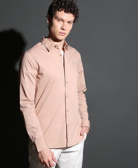 PREMIUM STRETCH L/S MEN'S KHAKHI SHIRT