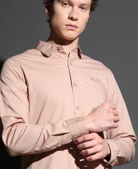 PREMIUM STRETCH L/S MEN'S KHAKHI SHIRT