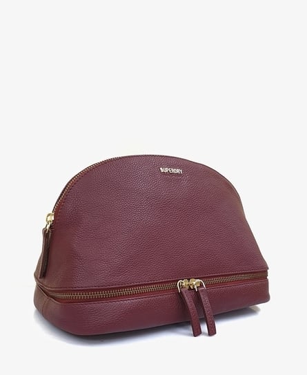 SUPERDRY LEATHER WOMEN'S WASHBAG