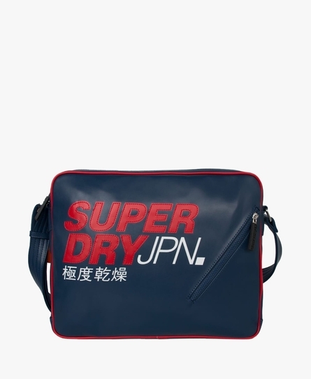 SUPERSIDE PERFORATED MESSENGER BAG