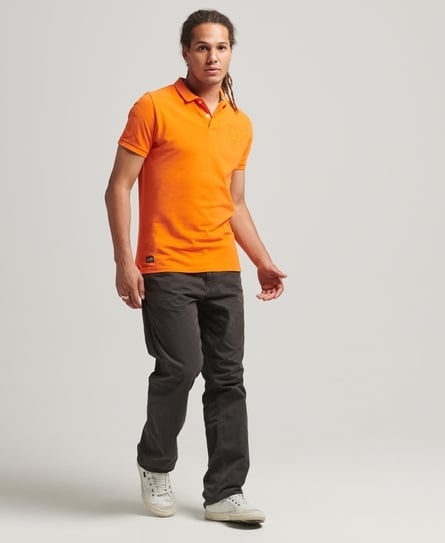 VINTAGE SUPERSTATE S/S MEN'S ORANGE POLO