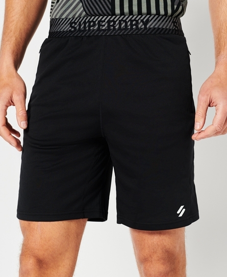 CORE RELAXED MEN'S BLACK SHORTS
