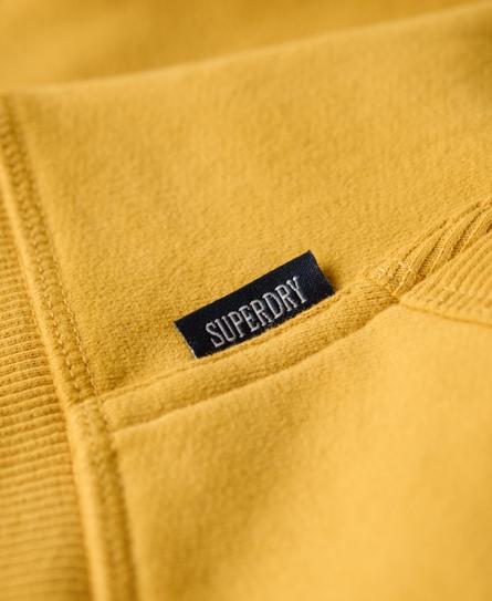 ESSENTIAL LOGO ZIP MEN'S YELLOW HOOD