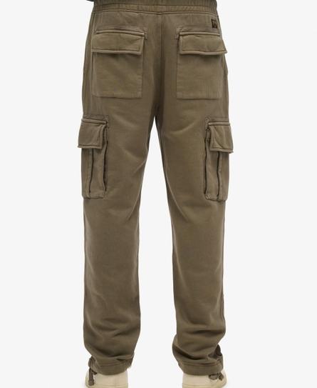 CONTRAST STITCH MEN'S BROWN CARGO JOGGER