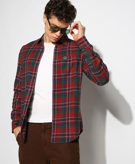 L/S COTTON LUMBERJACK MEN'S RED SHIRT