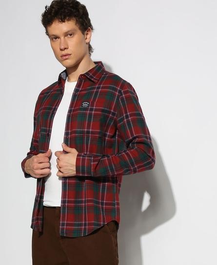 L/S COTTON LUMBERJACK MEN'S RED SHIRT