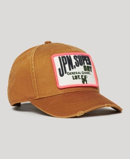 GRAPHIC TRUCKER UNISEX BROWN CAP