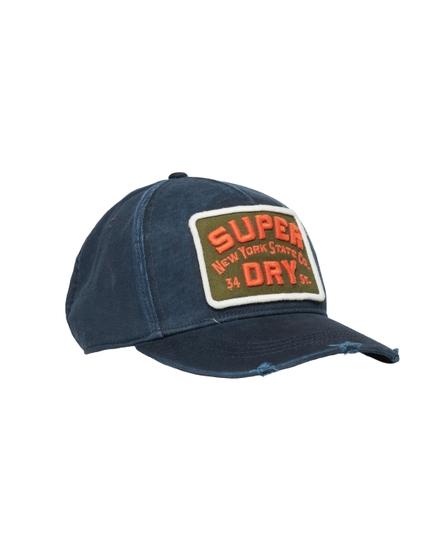 GRAPHIC TRUCKER UNISEX BLUE CAP