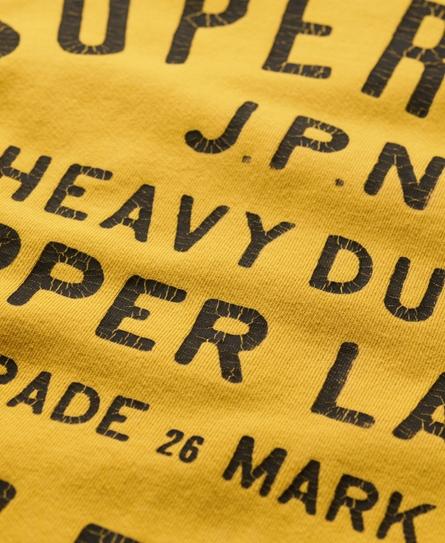 COPPER LABEL GRAPHIC CREW MEN'S YELLOW SWEATSHIRT