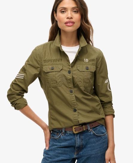 MILITARY WOMEN'S GREEN SHIRT