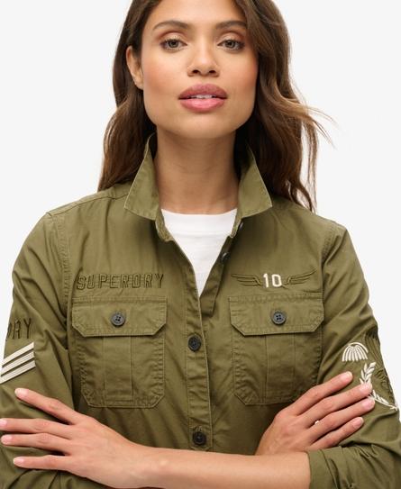 MILITARY WOMEN'S GREEN SHIRT