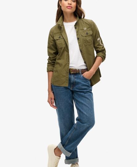 MILITARY WOMEN'S GREEN SHIRT