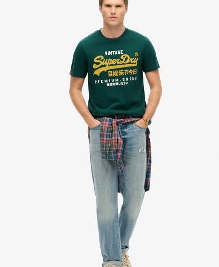 DUO VINTAGE LOGO MEN'S GREEN T-SHIRT