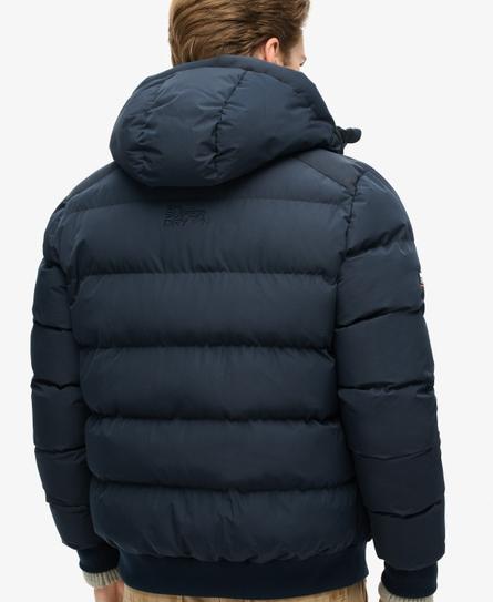 SPORTS PUFFER MEN'S BLUE BOMBER JACKET