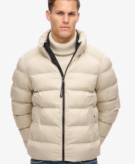 SPORTS MEN'S GREY PUFFER JACKET