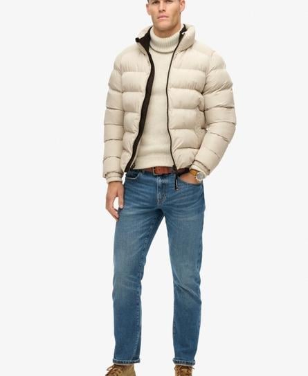 SPORTS MEN'S GREY PUFFER JACKET