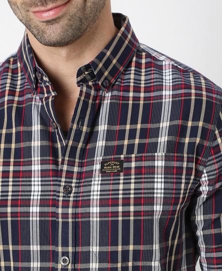 VINTAGE HERITAGE MEN'S BLUE CHECK SHIRT