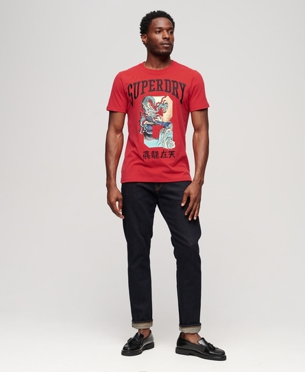 LNY GRAPHIC MEN'S RED T-SHIRT